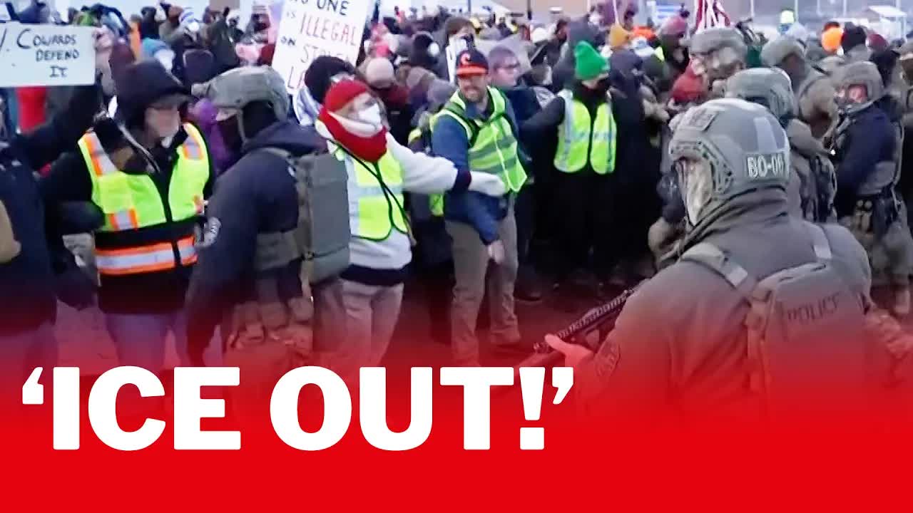 Tensions near boiling point at Minneapolis protests after ICE shooting ...