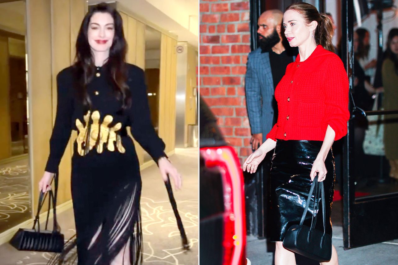 Anne Hathaway Emily Blunt Handbag