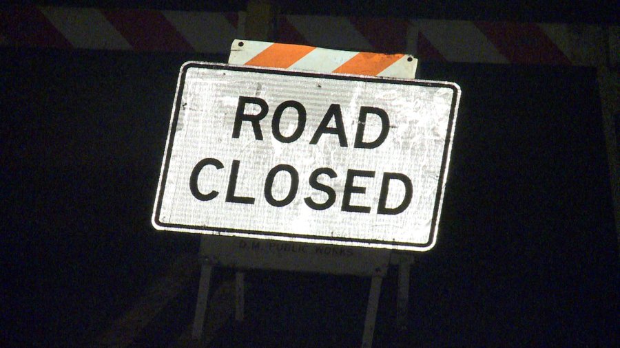 Incoming I-80 closure near Jordan Creek, detour posted