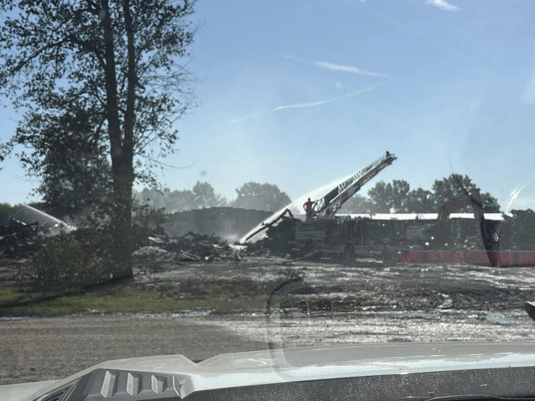 Massive factory fire almost fully extinguished after firefighters ...