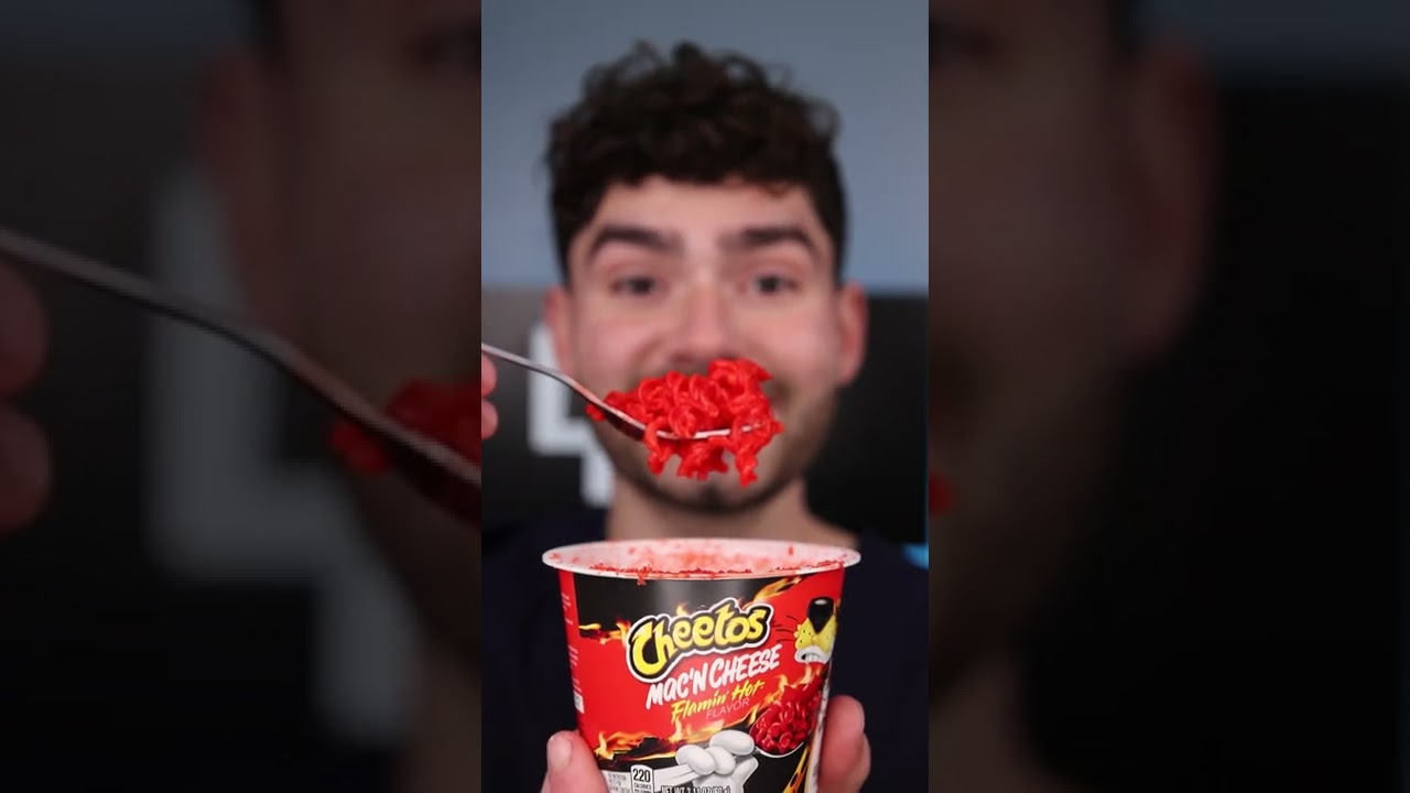 Flamin' Hot Cheetos mac 'n' cheese vs. Charmander toothbrush! #shorts