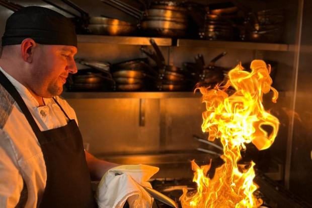 Meet the award-winning chef at the helm of this prominent waterfront pub
