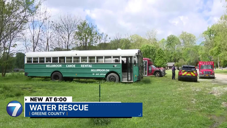 Family rescued after canoe capsizes in Little Miami River in Greene County