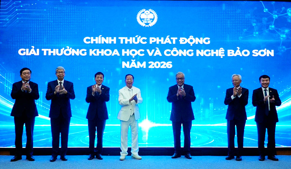 Giải thưởng Khoa học và Công nghệ Bảo Sơn 2026 hướng tới các công trình vì người Việt