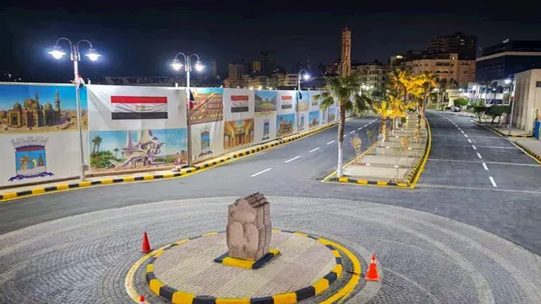 كيف ظهرت الإسكندرية في استقبال السيسي وماكرون (12)