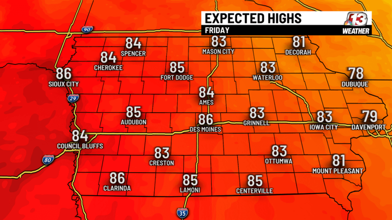 Iowa weather: Warmer week with rain chances ahead