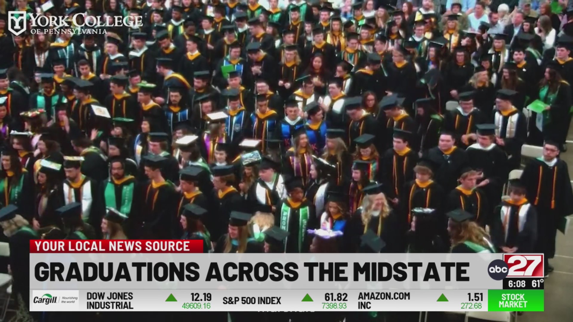 College graduations take place across the Midstate