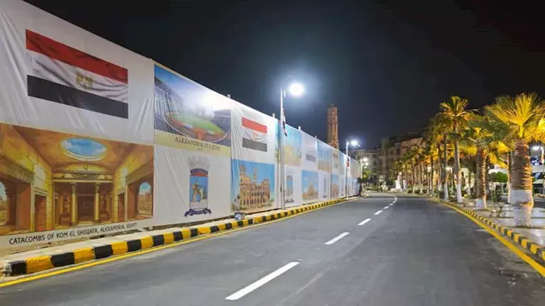 كيف ظهرت الإسكندرية في استقبال السيسي وماكرون (11)