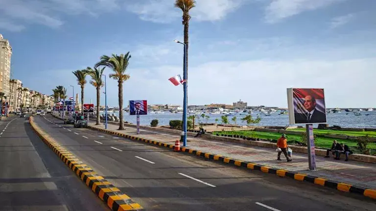 كيف ظهرت الإسكندرية في استقبال السيسي وماكرون (7)