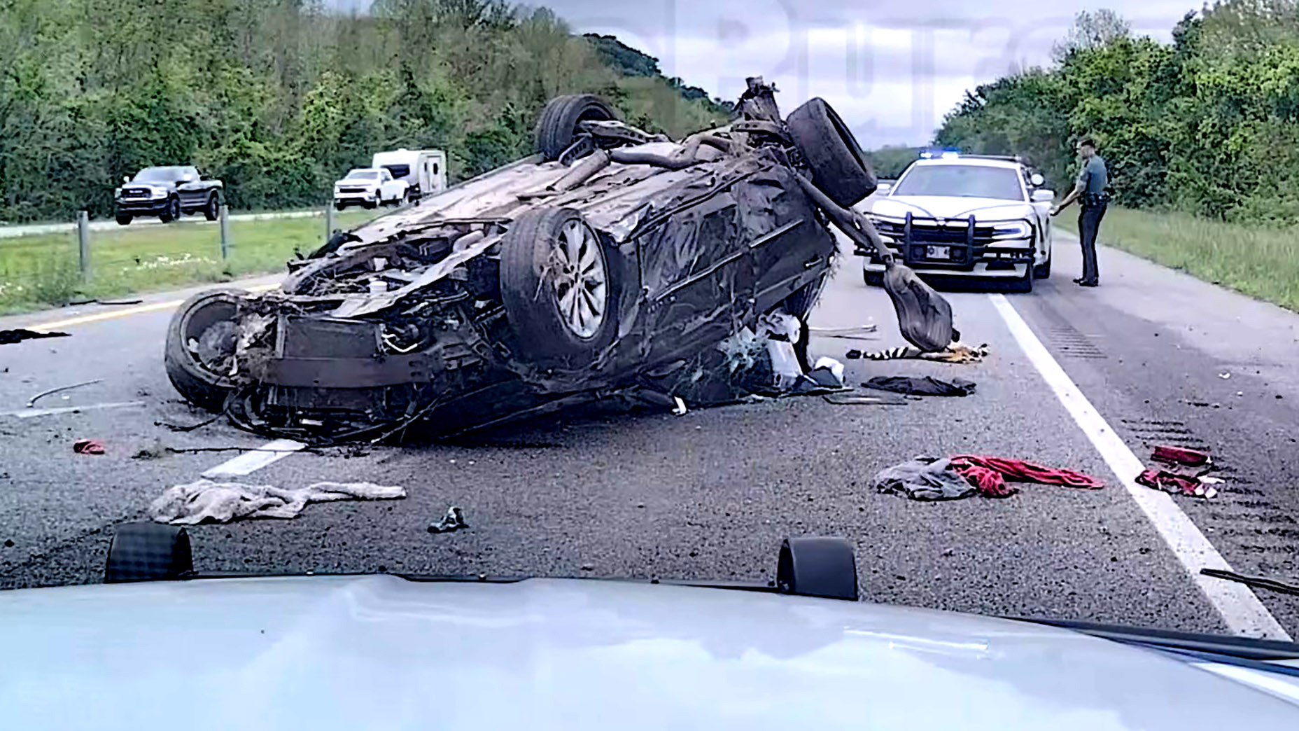 A Chevy Malibu tried to outrun a cop at 140 mph, physics had other ideas