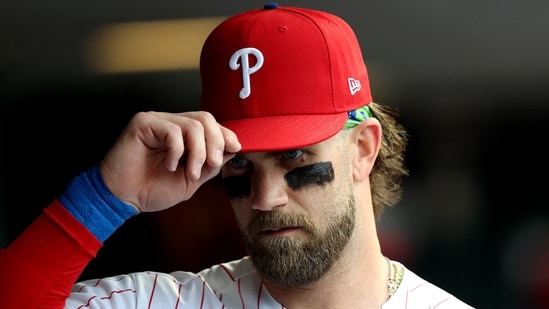 Why Bryce Harper was removed from Phillies vs Rockies today ...