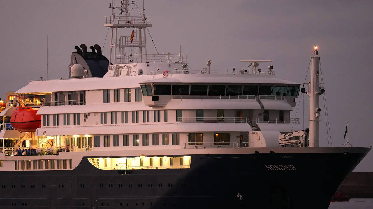 Hantavirus-affected cruise ship arrives in Tenerife, Spain