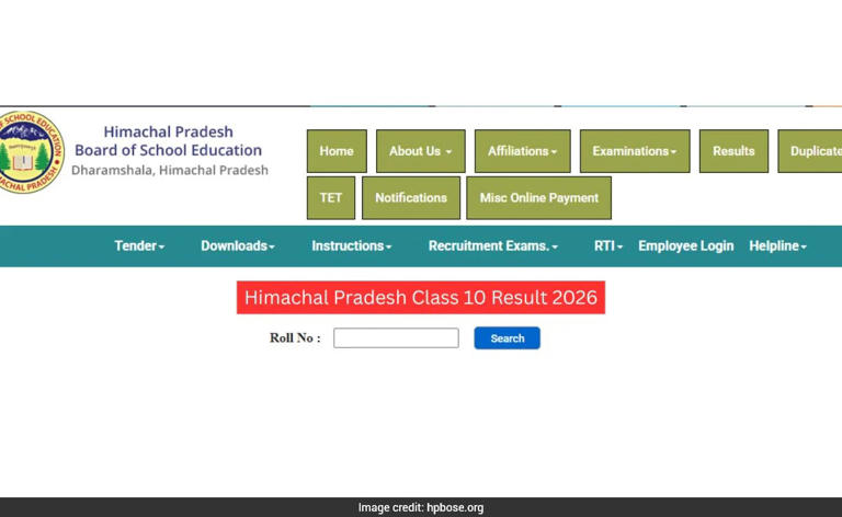 HP Board class 10 result 2026 out: Direct link, steps to download ...