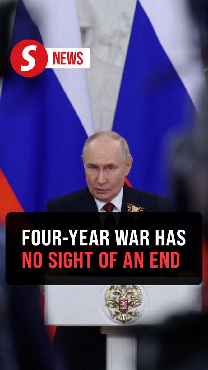 Putin says he thinks the Ukraine conflict is coming to an end