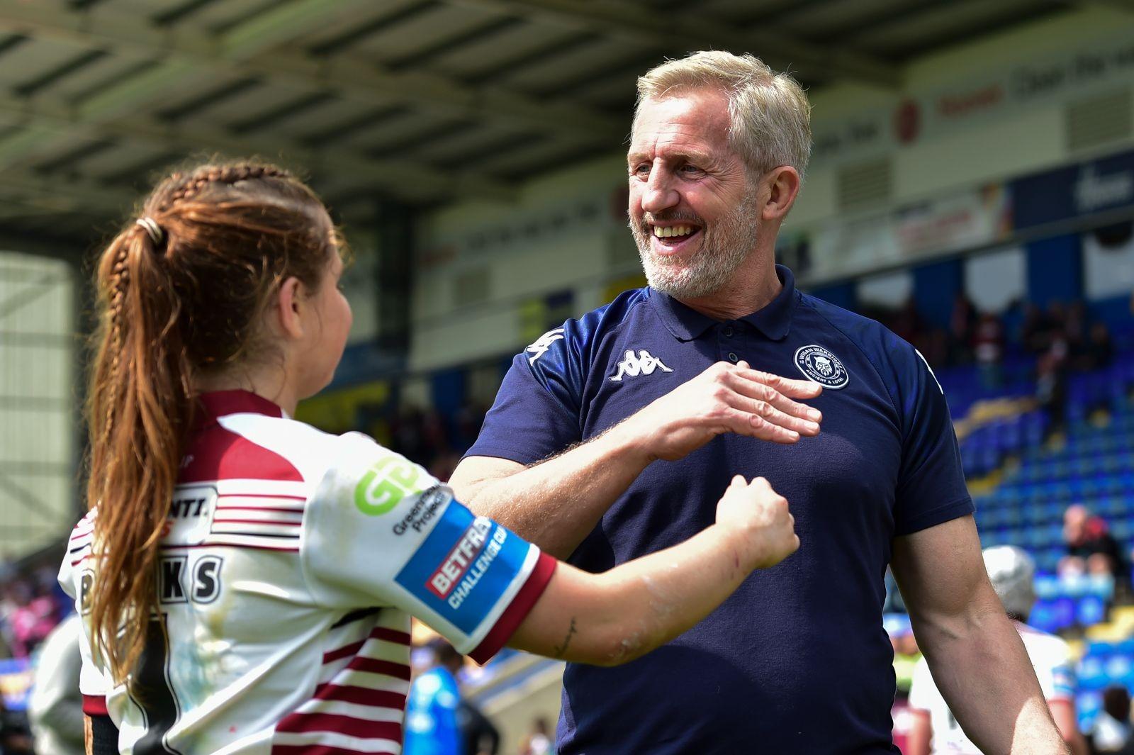 Denis Betts reacts as Wigan Warriors women reach Wembley again with ...