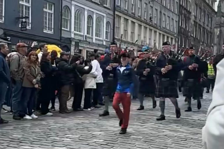 Huge Edinburgh crowds gather on city streets for return of Tartan Parade
