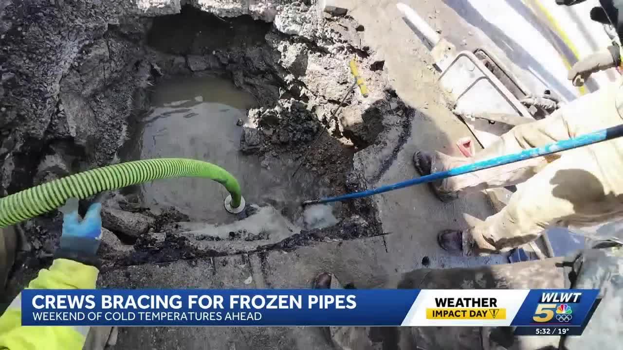 Cincinnati & NKY water main breaks surge due to cold