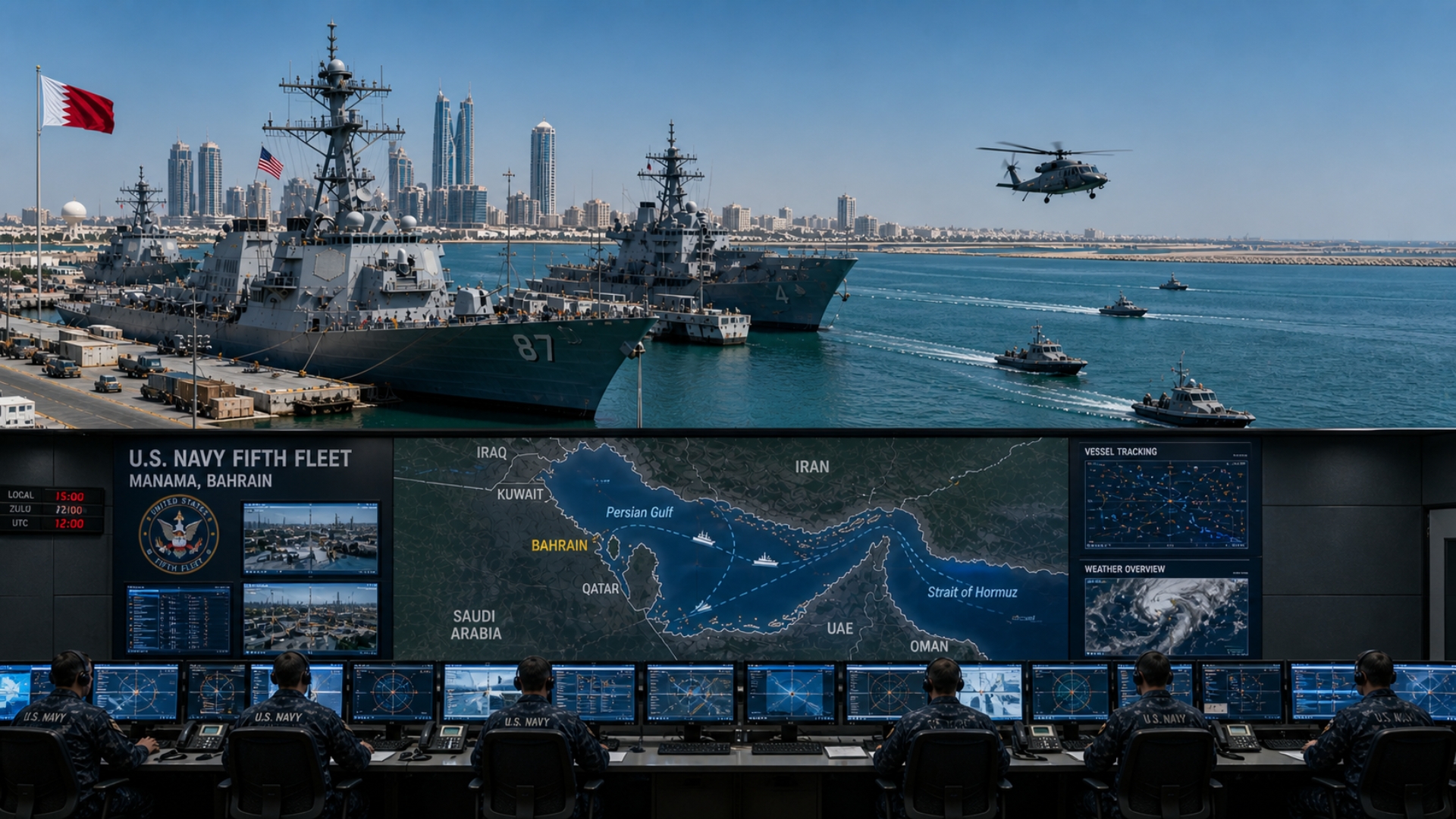 Bahreïn, pivot des opérations américaines dans le Golfe