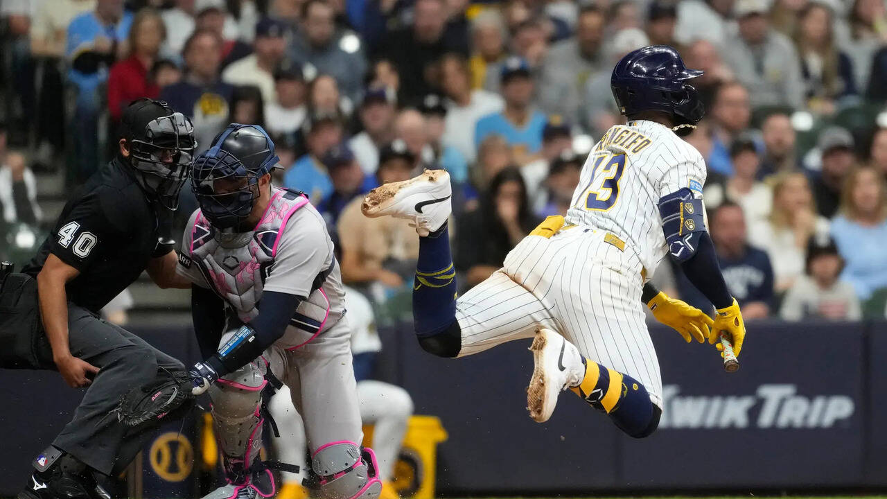 Brewers defeat Yankees 4-3 in extra innings, spoiling Cam Schlittler's ...