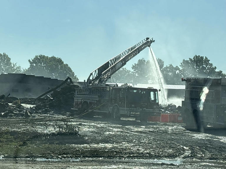 Massive factory fire almost fully extinguished after firefighters ...