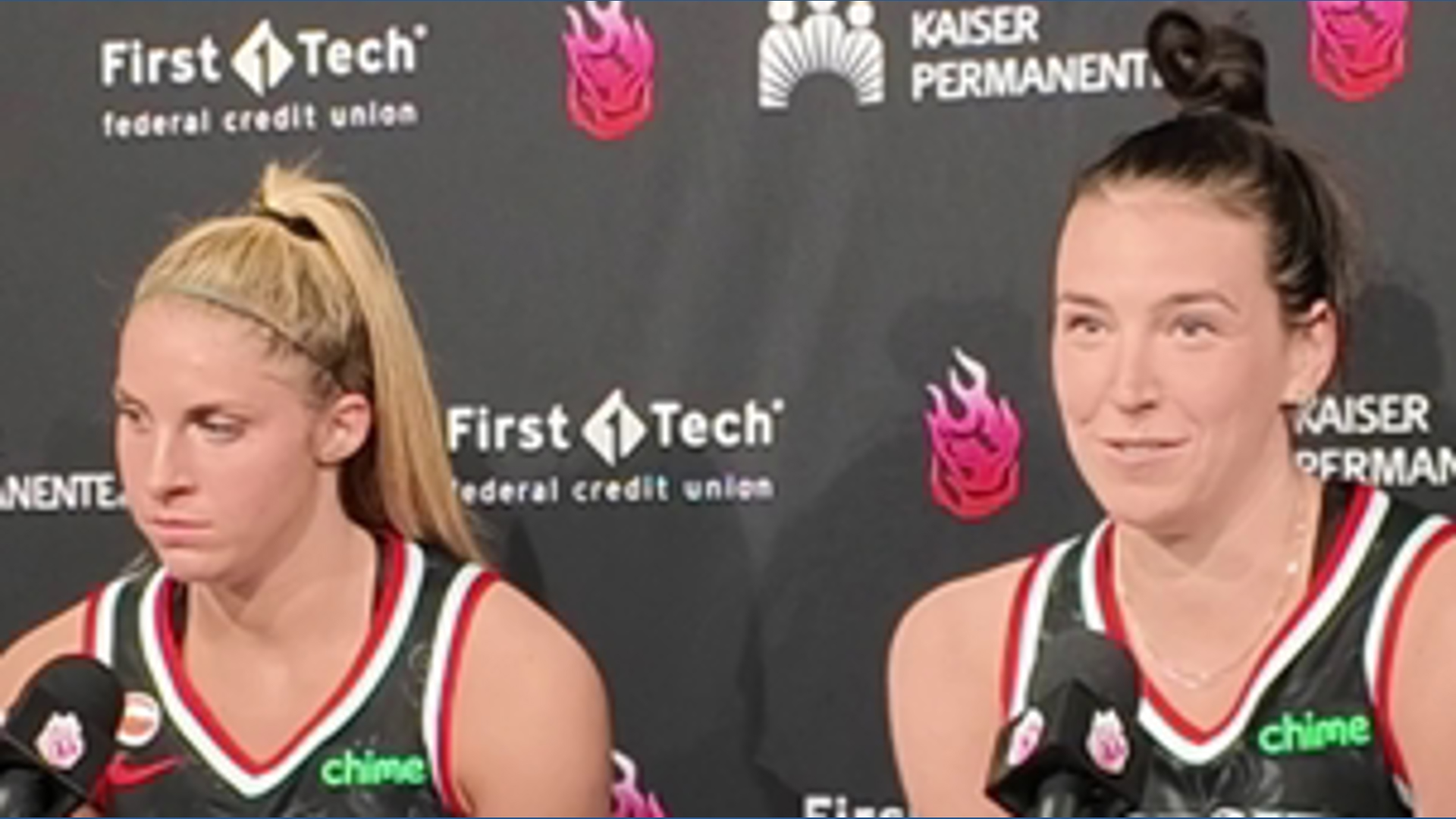 Portland Fire players react to sold out attendance in first home opener