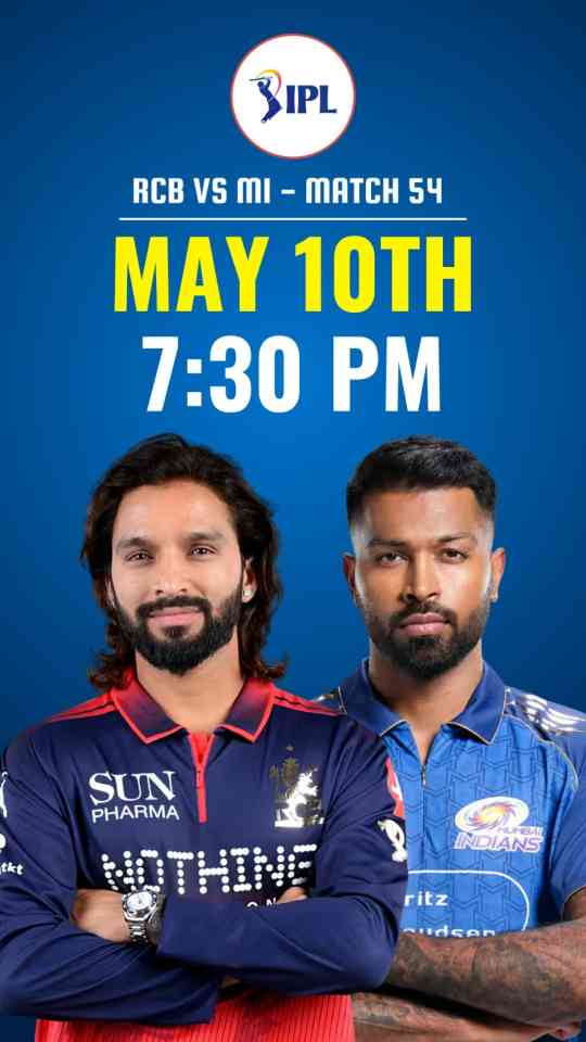 IPL 2026: Royal Challengers Bengaluru vs Mumbai Indians head-to-head record