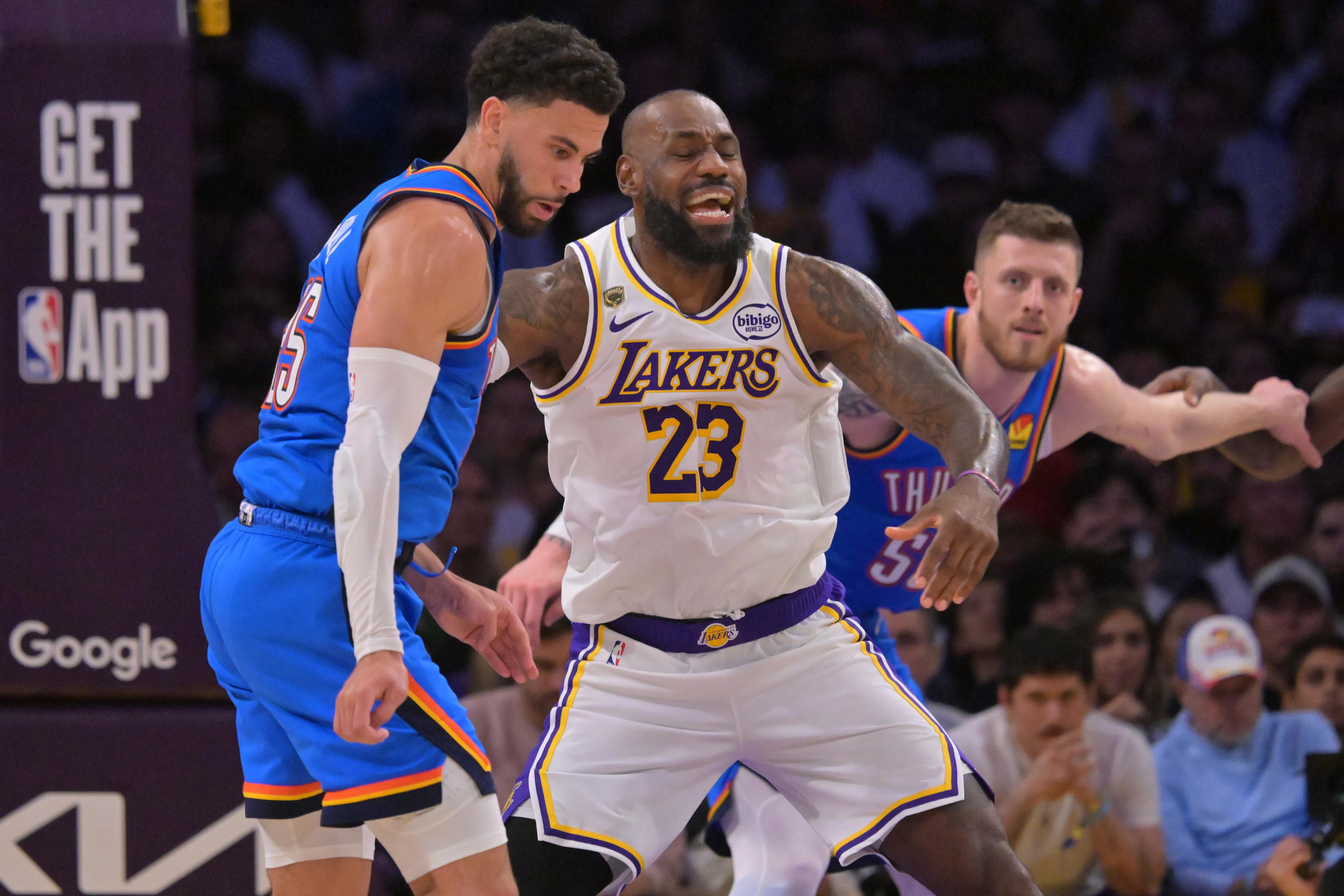 Photos: Best images from Thunder's 131-108 Game 3 win over Lakers