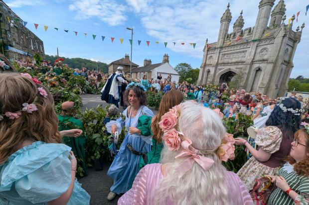 In pictures: the Hal-an-Tow - the oldest part of Helston Flora Day
