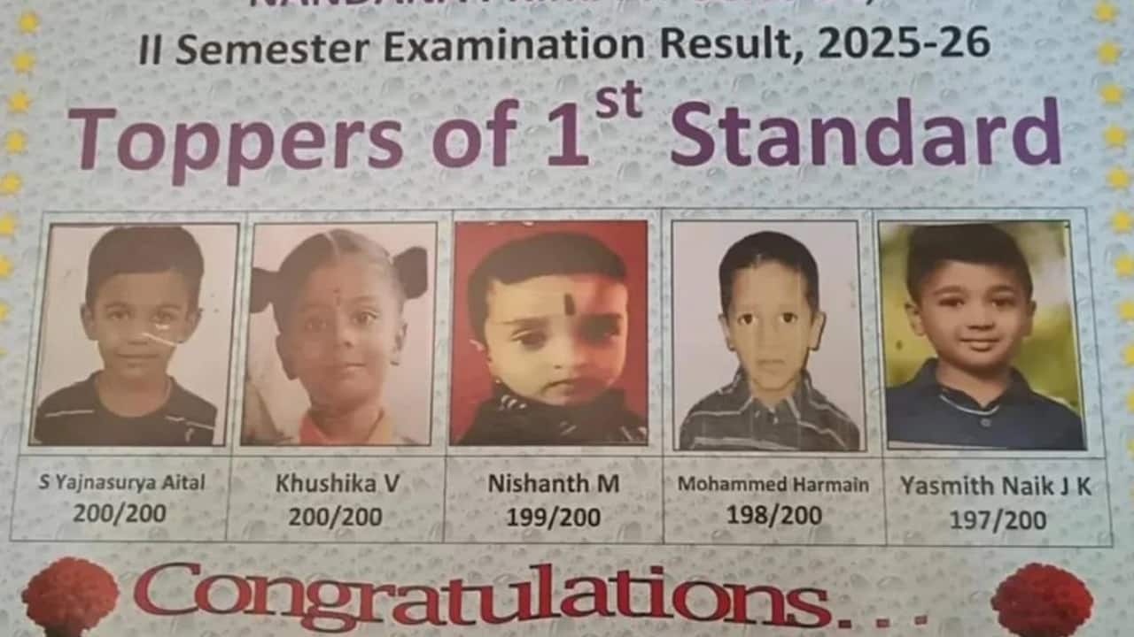 Viral Class 1 toppers chart reignites debate on academic pressure