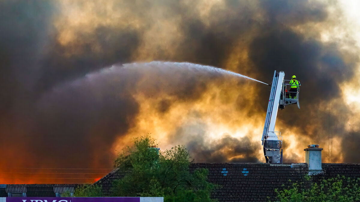 Fire services bring major blaze under control at Waterford city ...