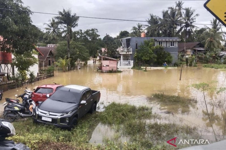 Banjir Akibat Luapan Kali Wanggu di Kendari, 317 Warga Mengungsi