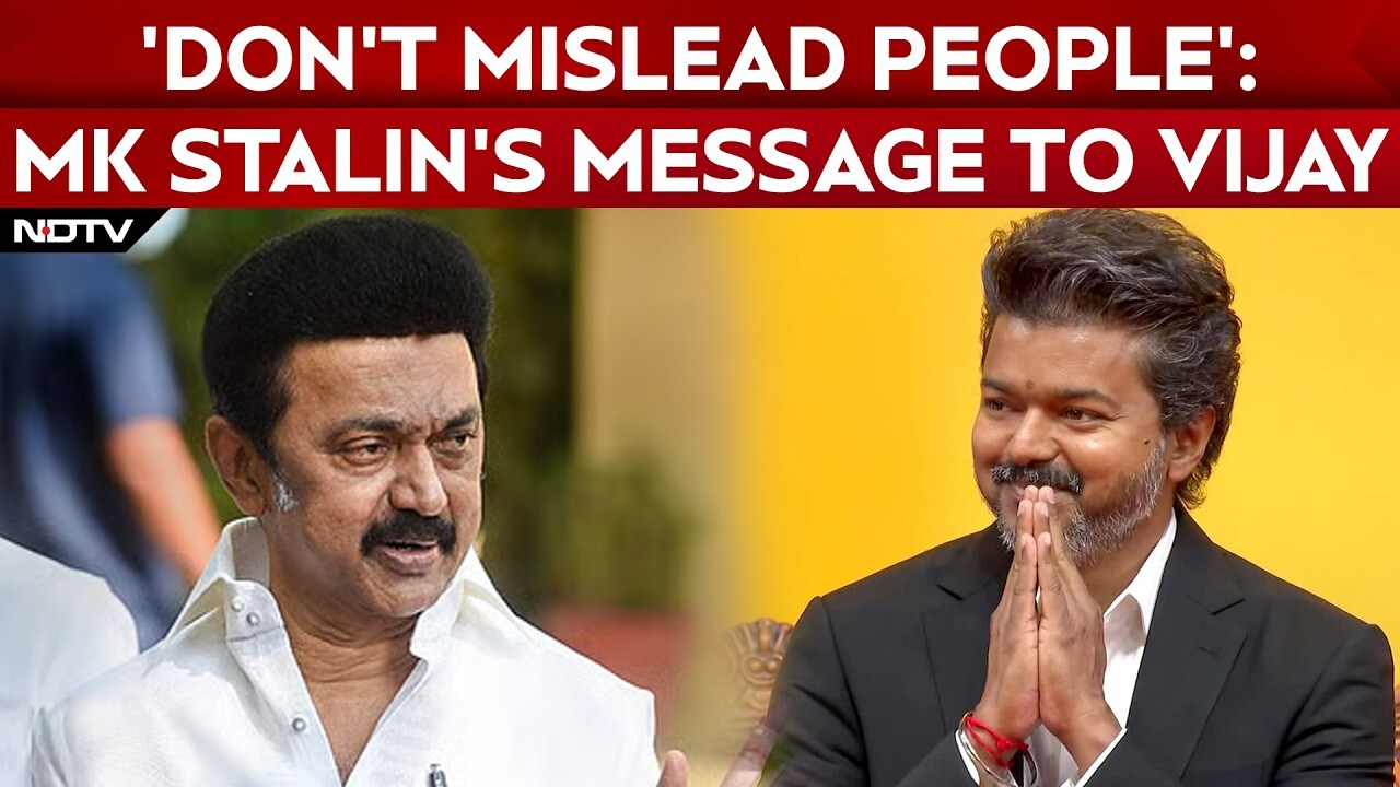 MK Stalin jabs Vijay over "Rs 10 lakh crore debt" claim after oath ceremony
