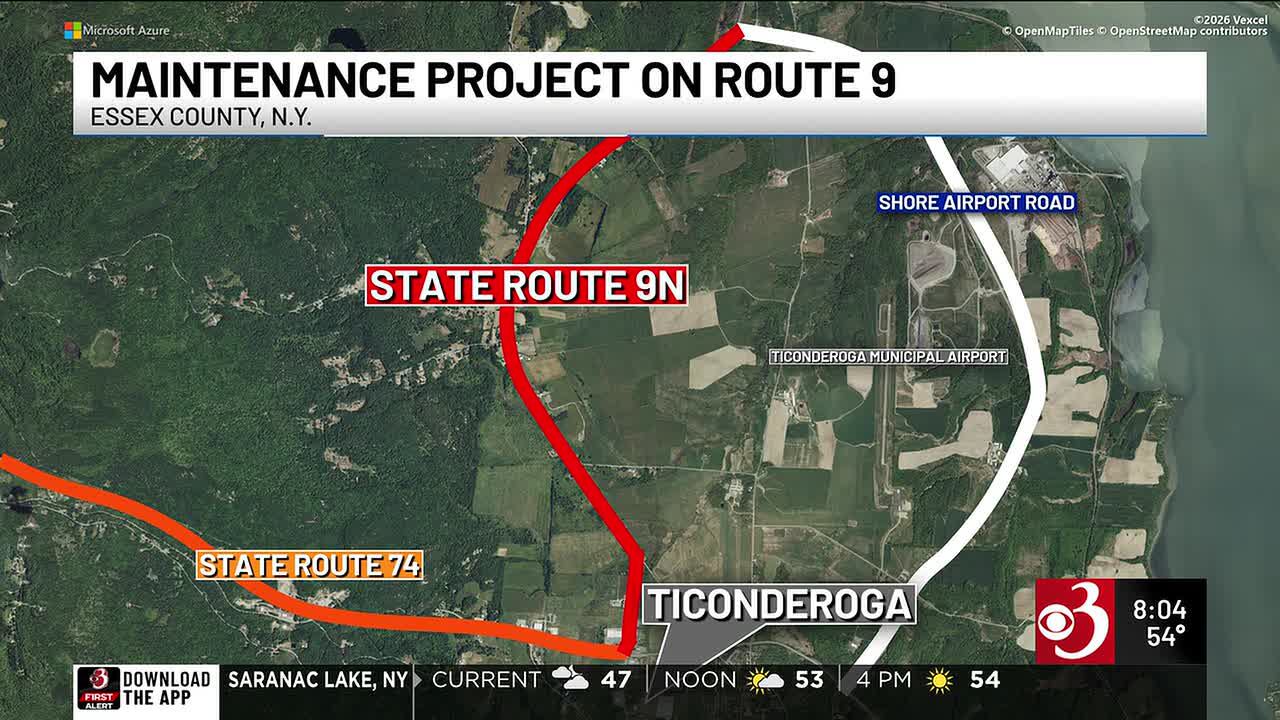 Route 9 lane closure in New York starting Monday