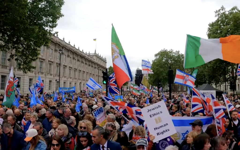 Major rally against antisemitism kicks off in London