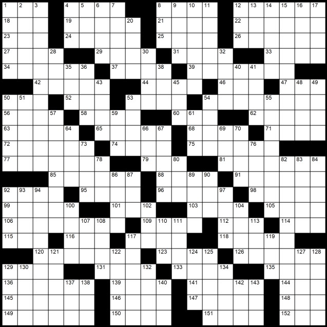 Solution to Evan Birnholz's May 10 crossword, 'Black spots'