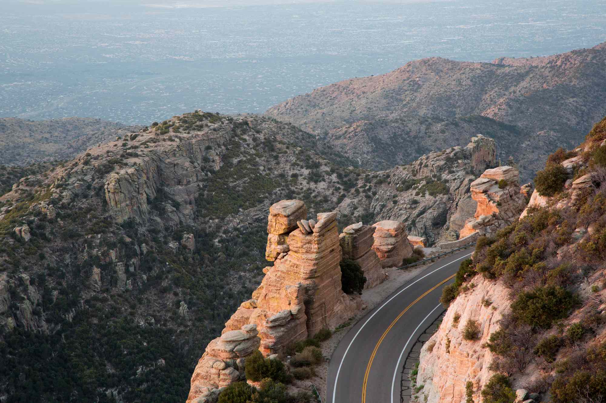 This 27-mile drive climbs 6,000 feet through southwestern desert and ...