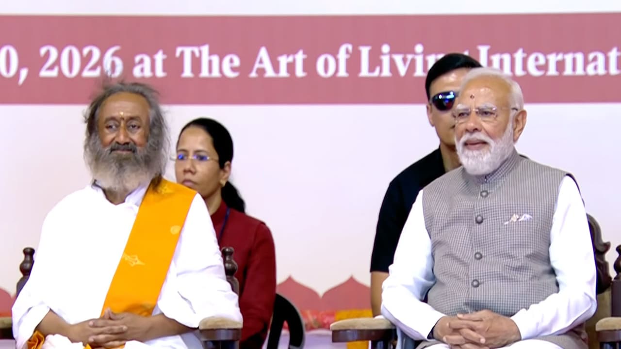PM Modi inaugurates Dhyan Mandir at Art of Living's 45th anniversary