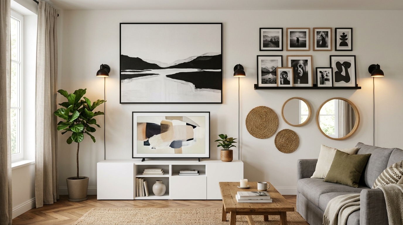 Mur du salon trop vide ou surchargé : 5 idées IKEA méconnues pour le ...