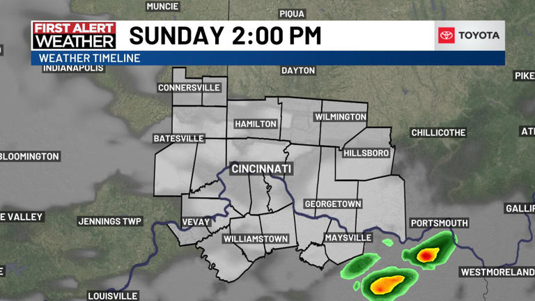 First Alert Weather Day: Scattered showers to impact Mother’s Day plans