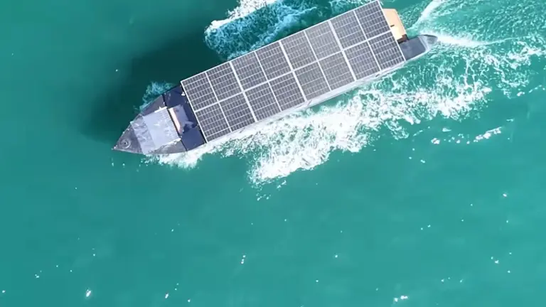 Man who built solar-powered yacht that can run forever tests its 30 kWh ...