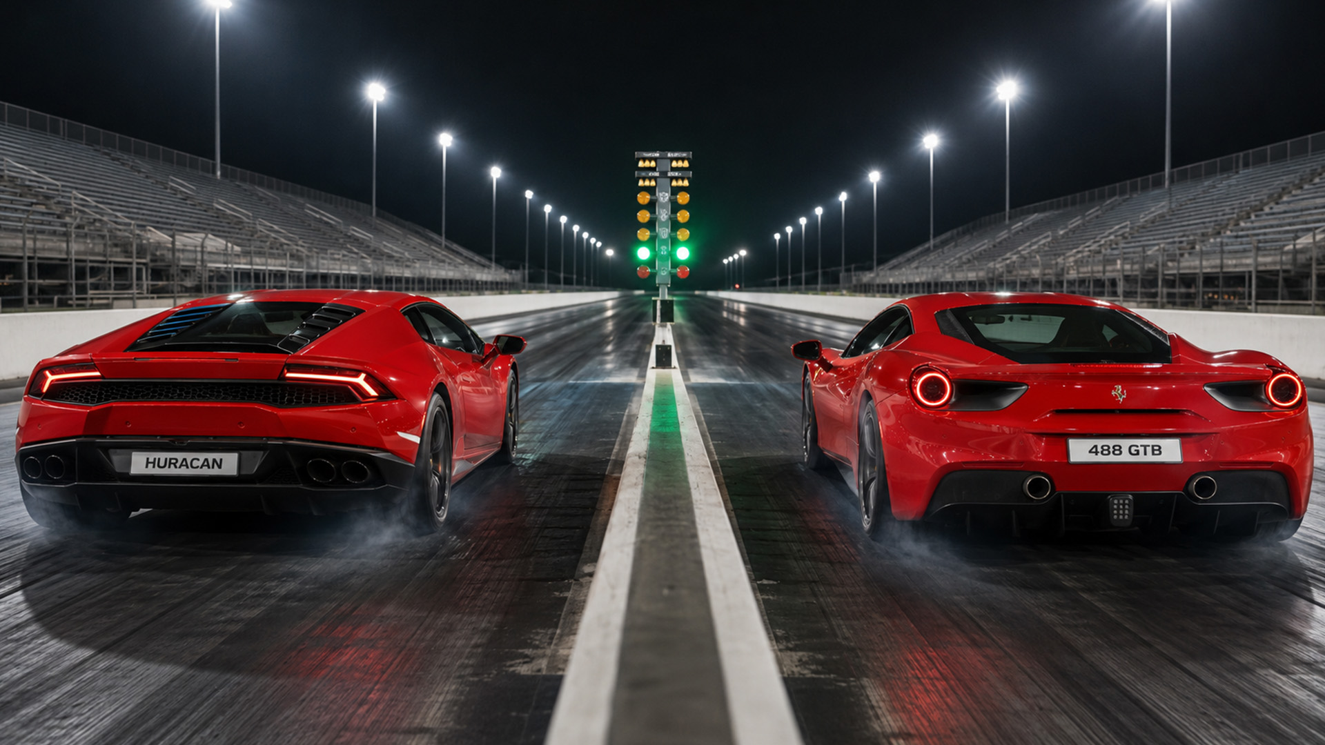 Is Lamborghini Huracan faster than Ferrari 488?