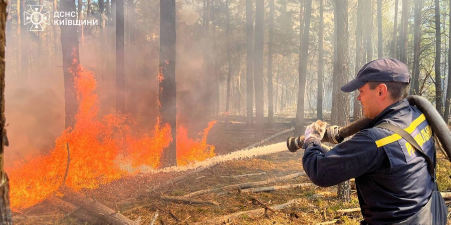 Fire spreads across 1,200 hectares in Chornobyl exclusion zone