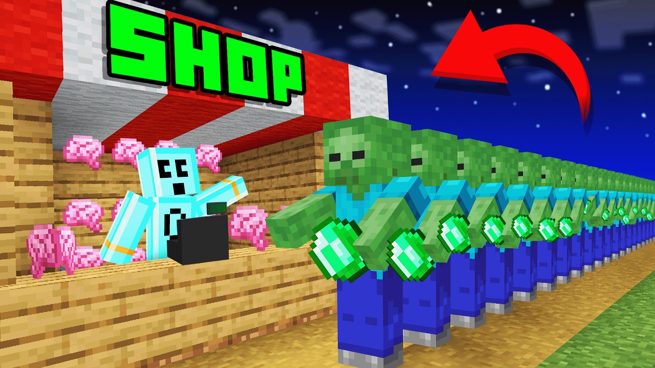 Turning every object into a shop inside the Minecraft world