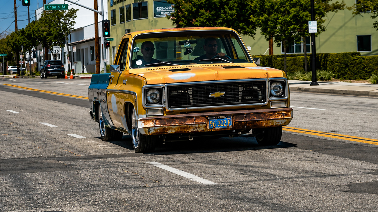 Don't underestimate this rusty Chevy C10 with massive LS turbo