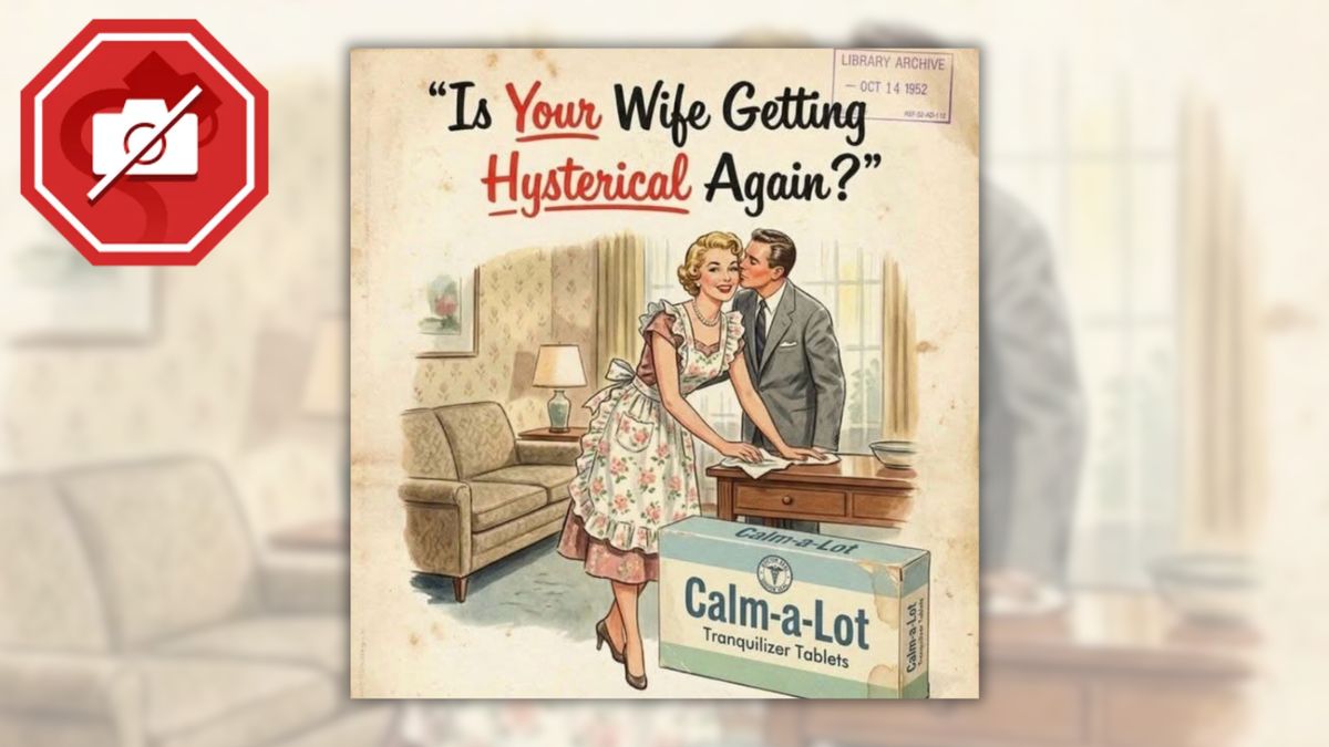 Is vintage ad for 'Calm-a-Lot' tranquilizer tablets real? There's no ...