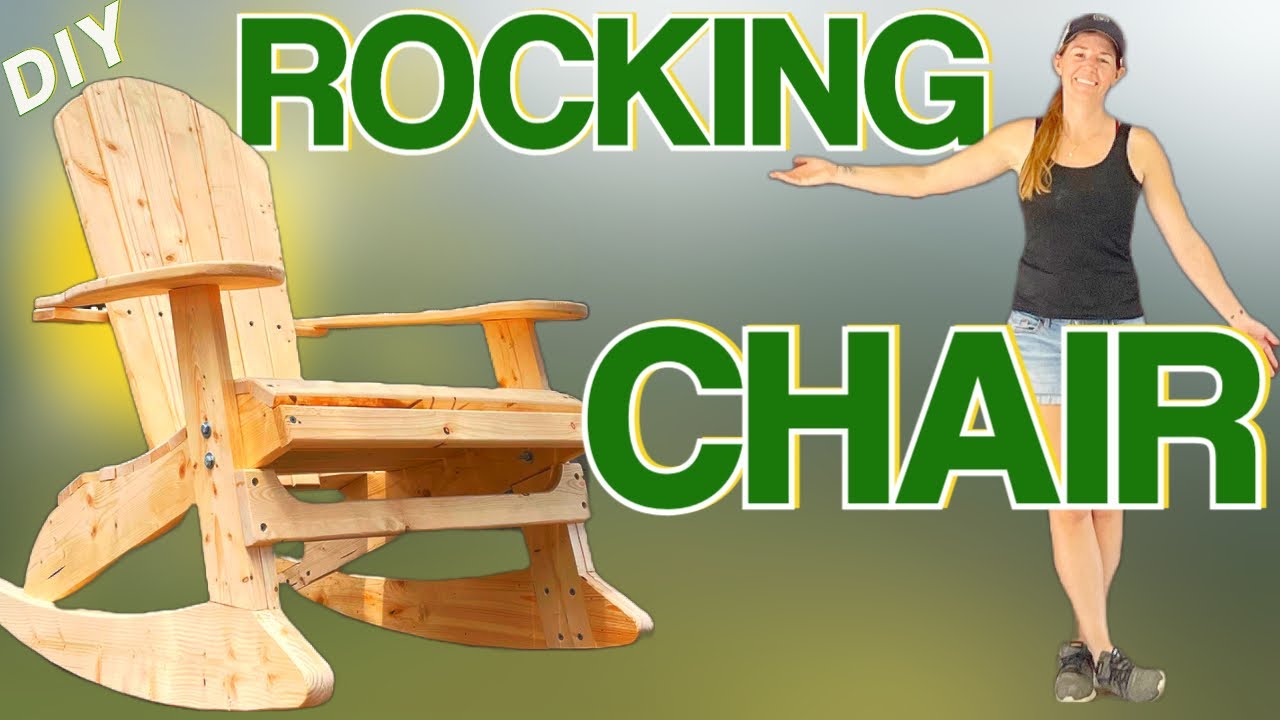 How to build an Adirondack rocking chair