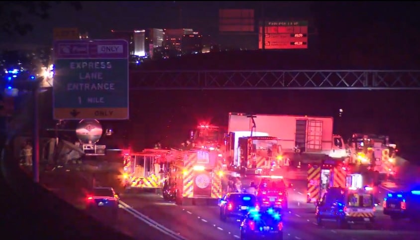 Fiery crash involving dairy tanker on I-85 kills 1, injures several others
