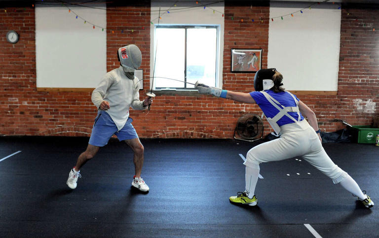 A whim that led to medals: New Haven woman competes in fencing at ...
