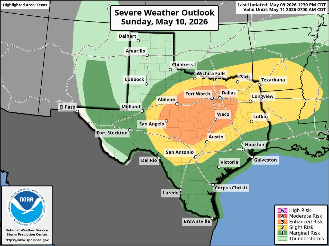Another cold front brings rain and storms to Central Texas. Could any ...