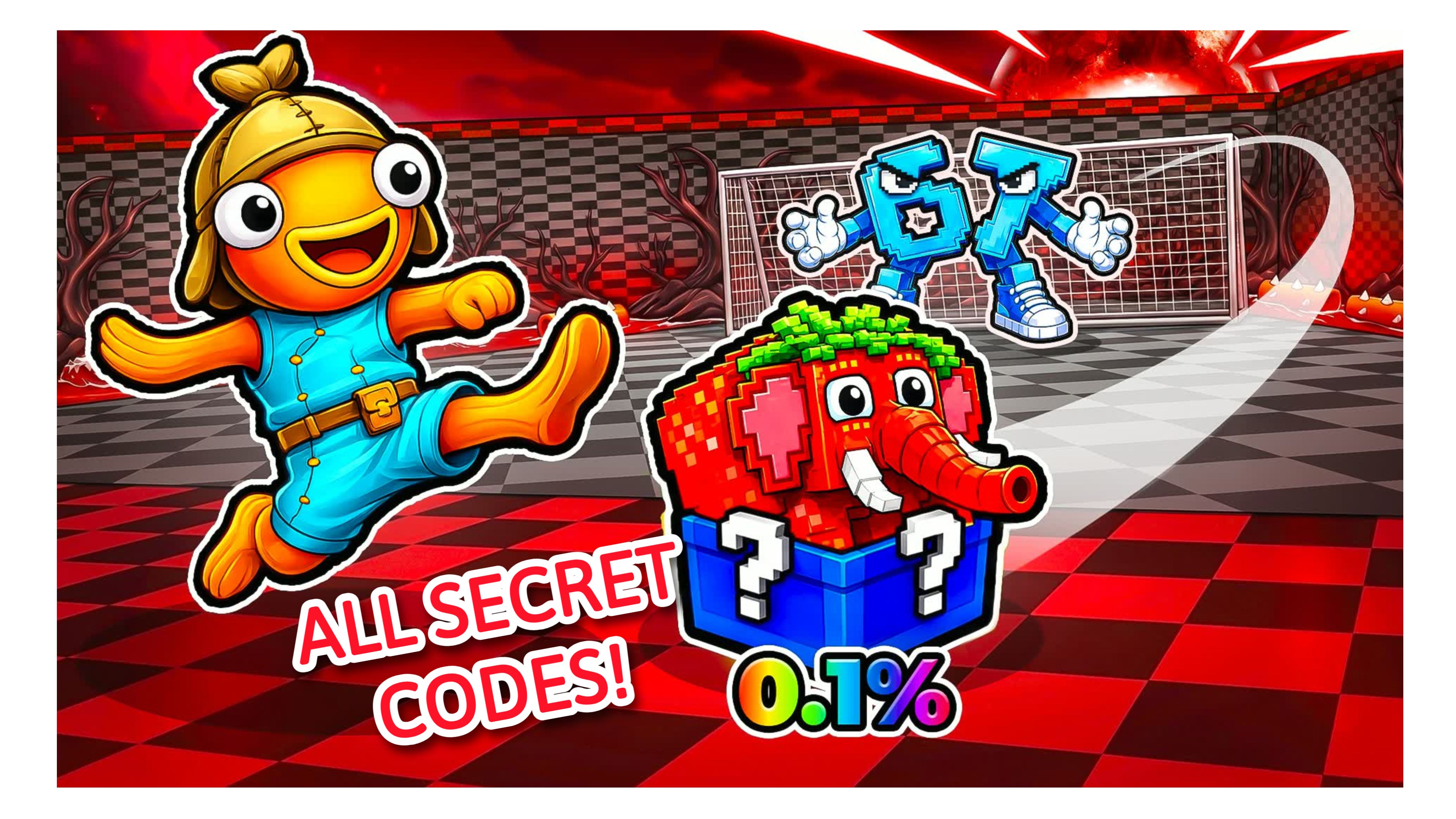 All kick a lucky rot codes in Fortnite